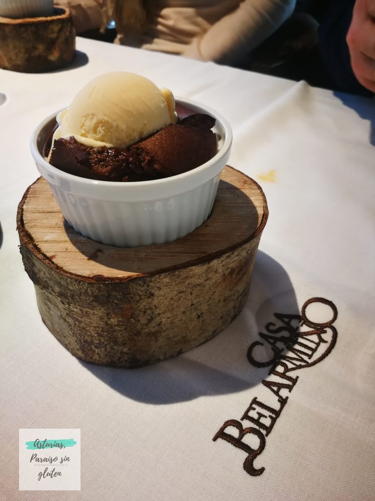 Soufflé de chocolate