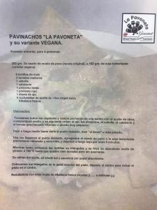 Receta Pavinachos