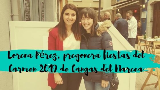 Lorena Perez pregonera fiestas Cangas 2019