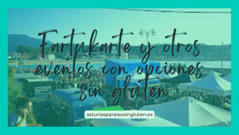 Fartukarte y otras opciones sin gluten