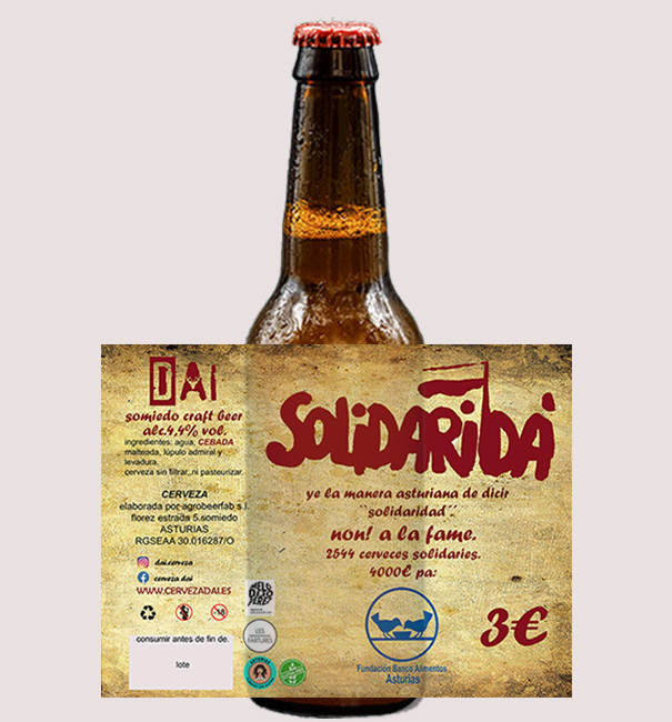 Cerveza DAI solidaridá