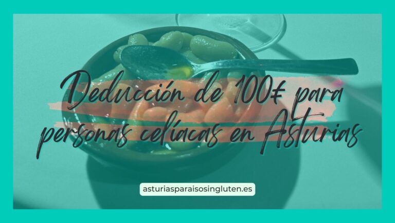 Deducción de 100 € para personas celíacas en Asturias